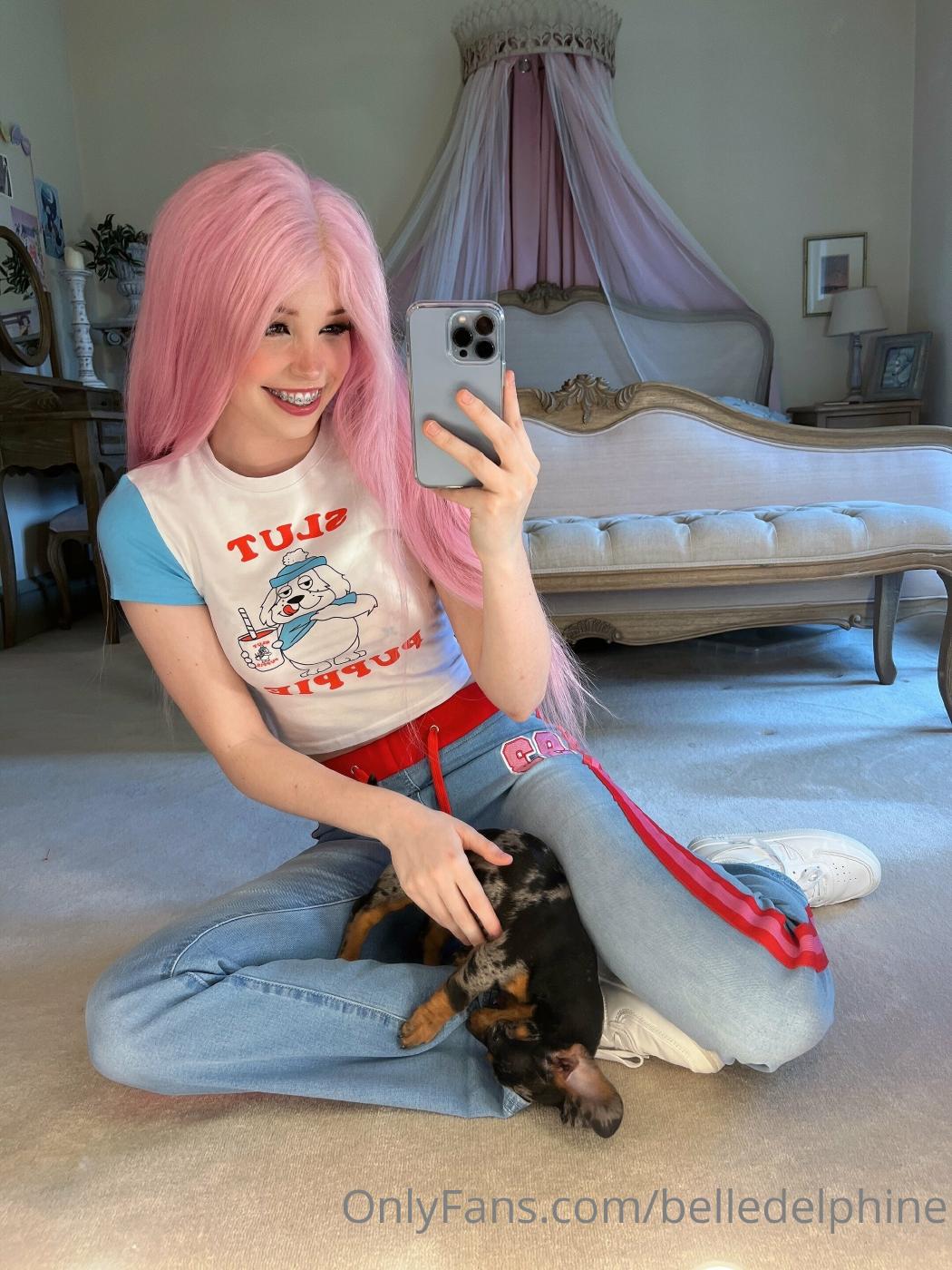 belle delphine and puppy onlyfans set leaked fjxqfa influencers gonewild