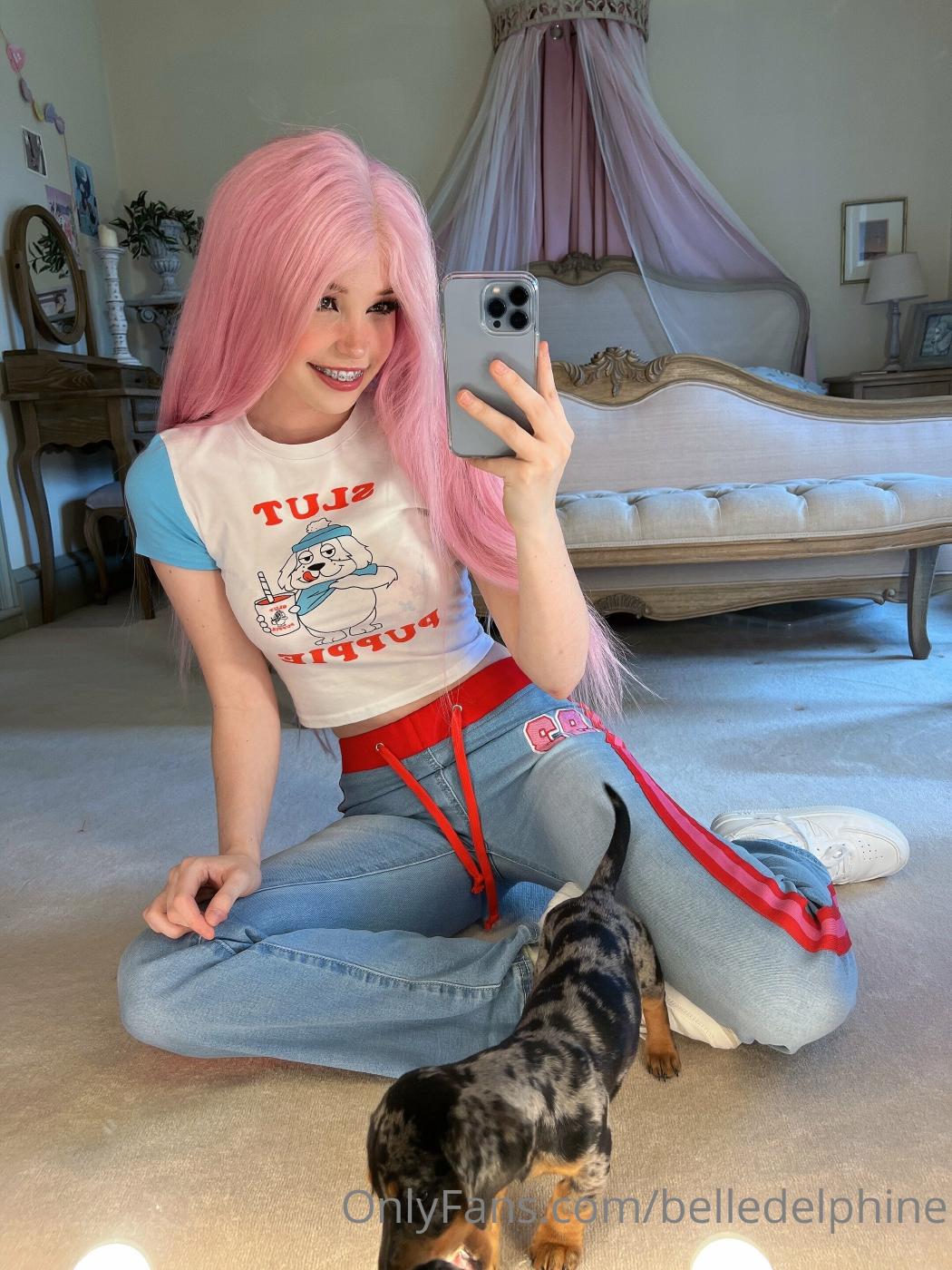 belle delphine and puppy onlyfans set leaked nbiffo 1 influencers gonewild
