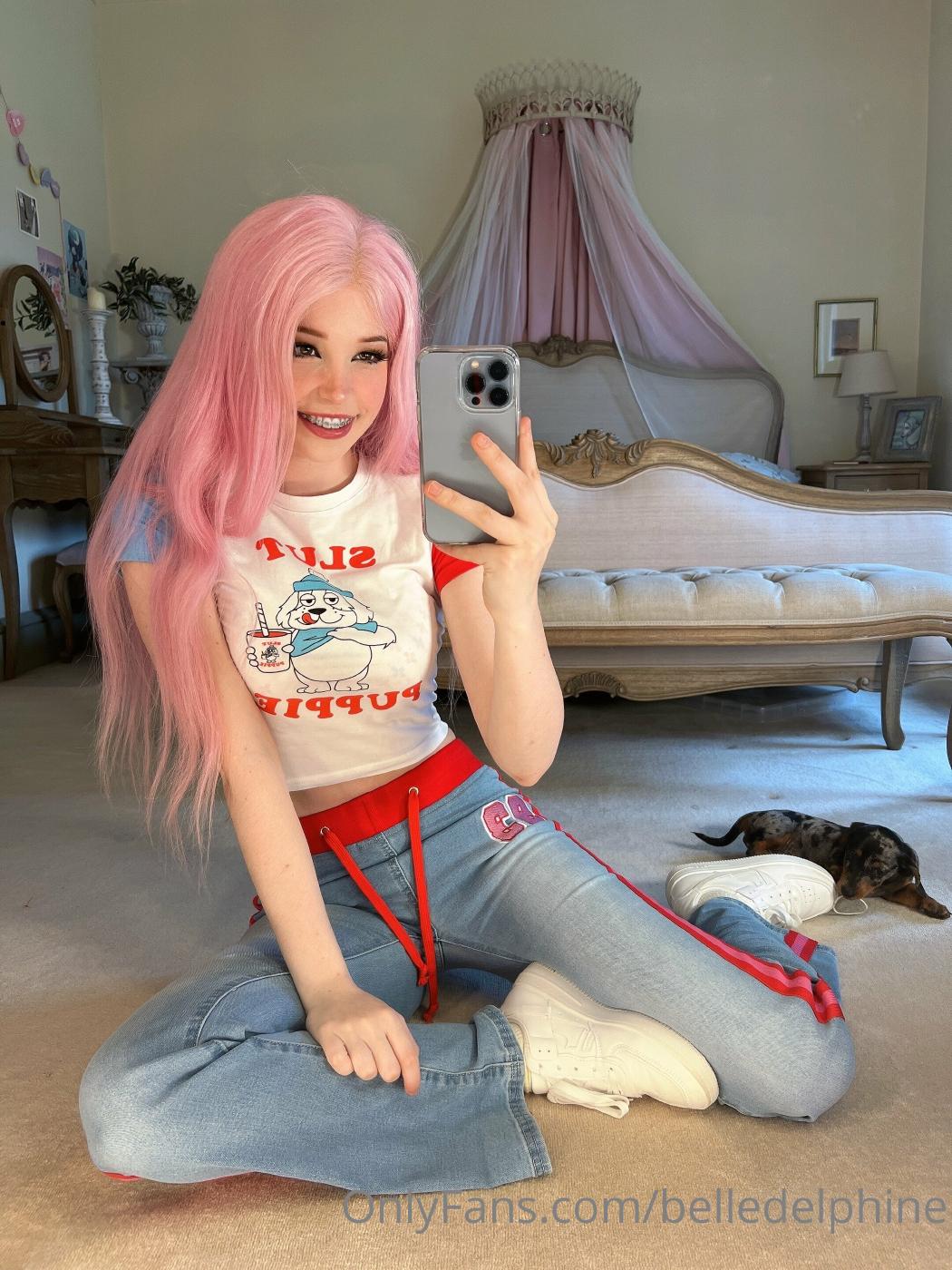 belle delphine and puppy onlyfans set leaked tiwuio influencers gonewild