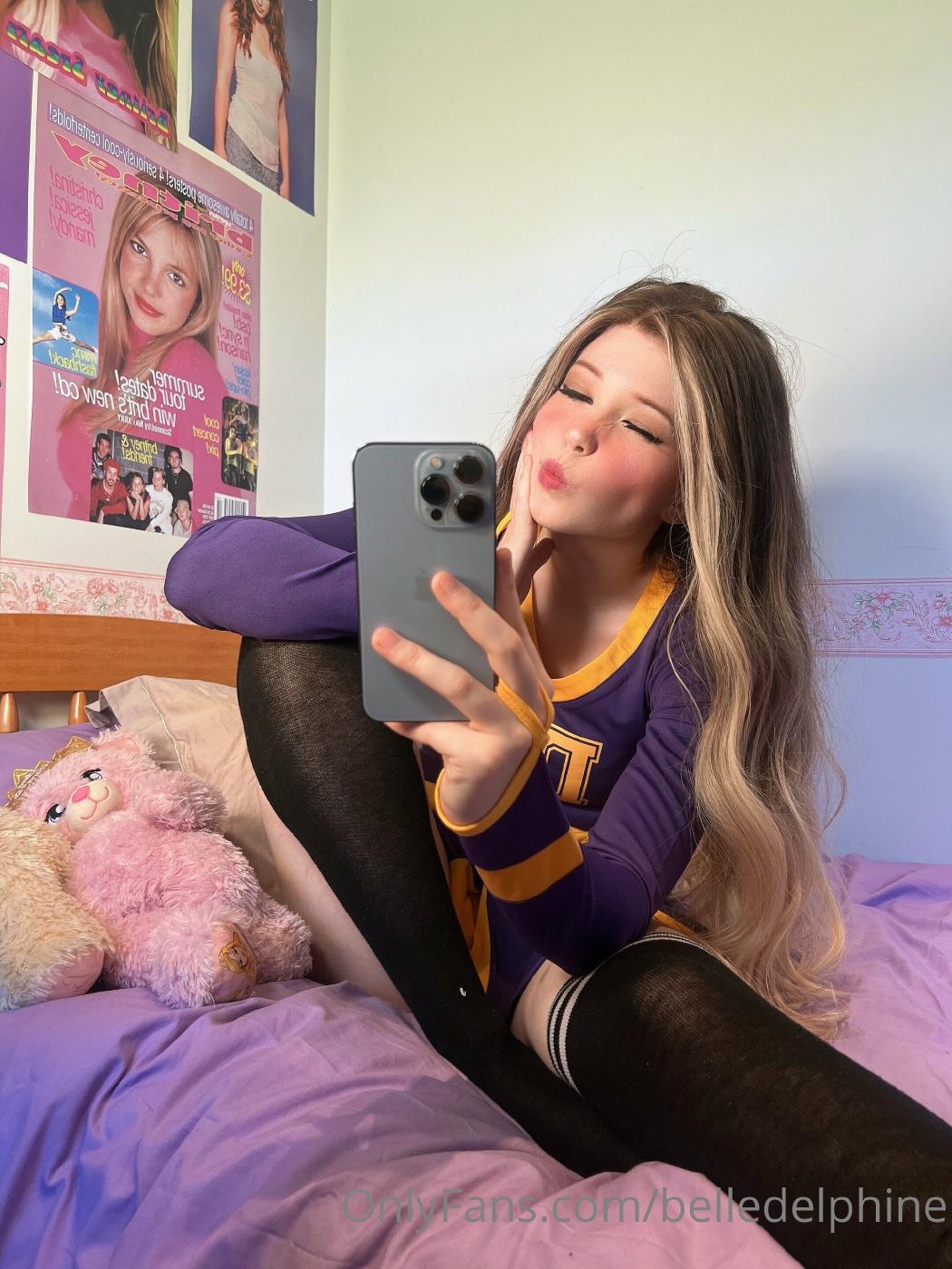 belle delphine cheerleader outfit onlyfans set leaked cnvbuq influencers gonewild