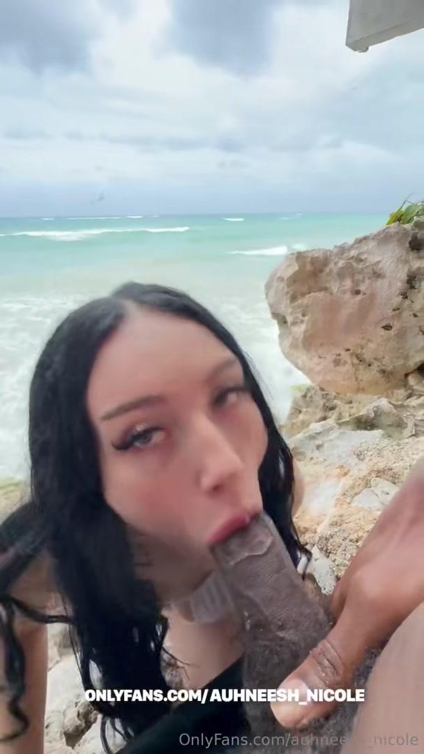 auhneesh nicole outdoor pov blowjob onlyfans video leaked lgniuj influencers gonewild