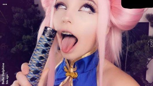 belle delphine chun li cosplay ksuqhi influencers gonewild