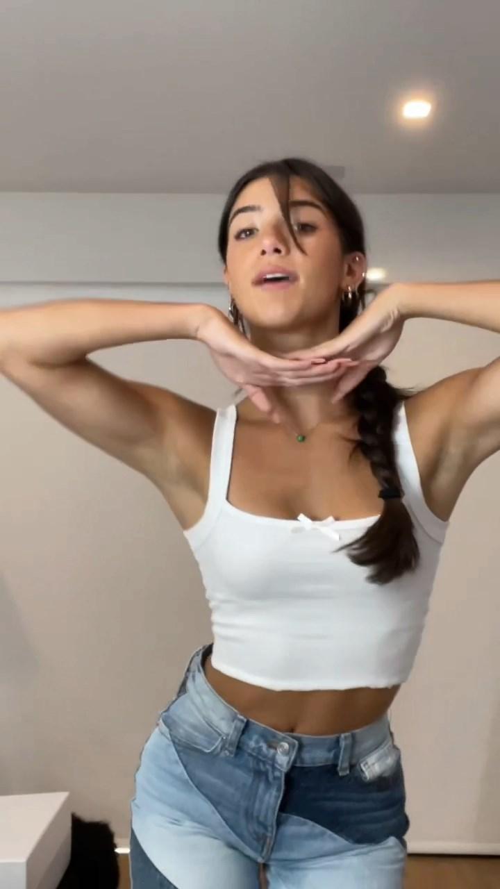 charli damelio sexy tank top dance video leaked dmvbrw influencers gonewild
