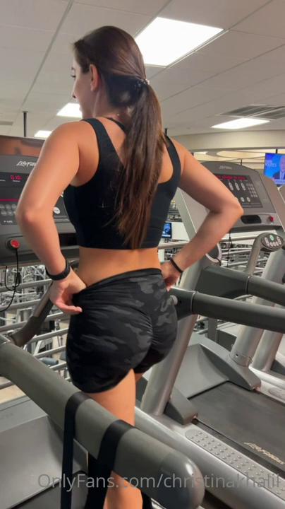 christina khalil public gym shorts strip onlyfans video leaked cxvwec influencers gonewild