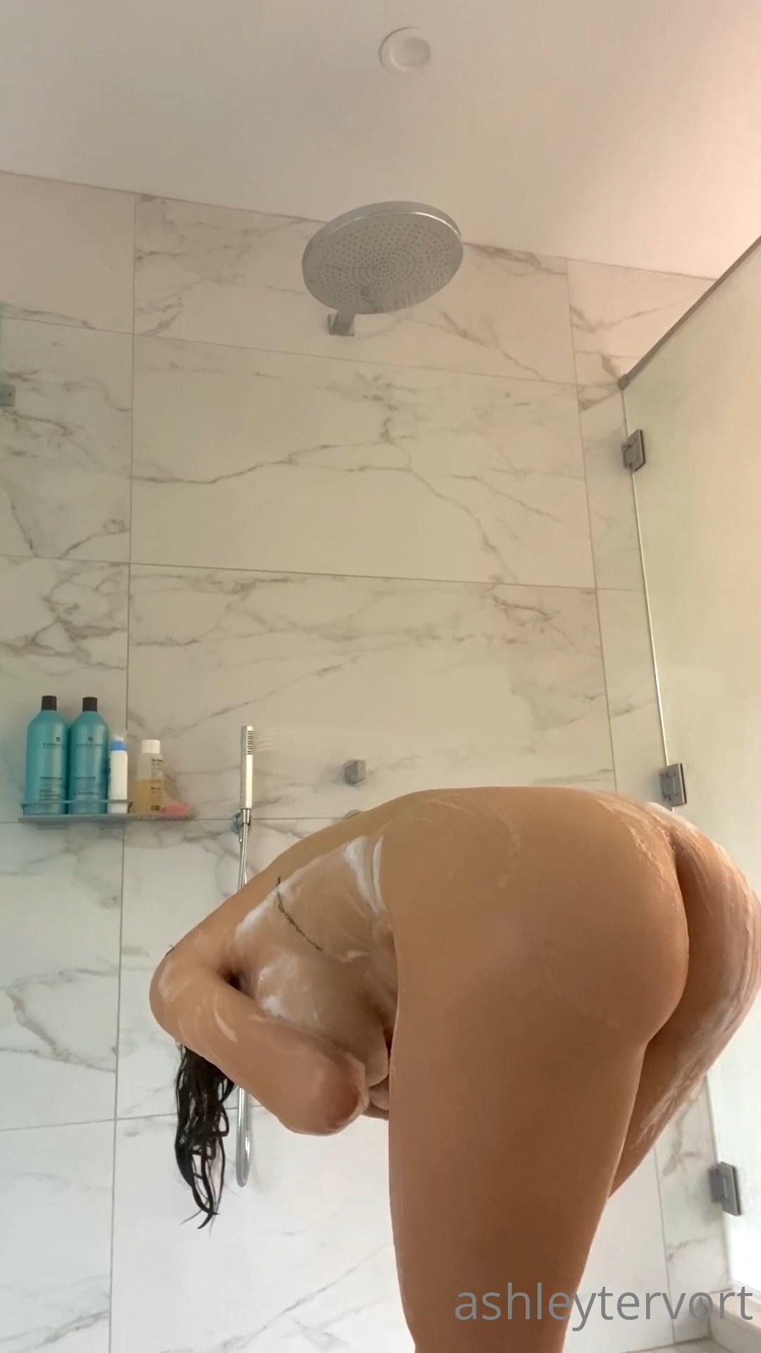 ashley tervort nude shower scrubbing onlyfans video leaked qfprzp influencers gonewild