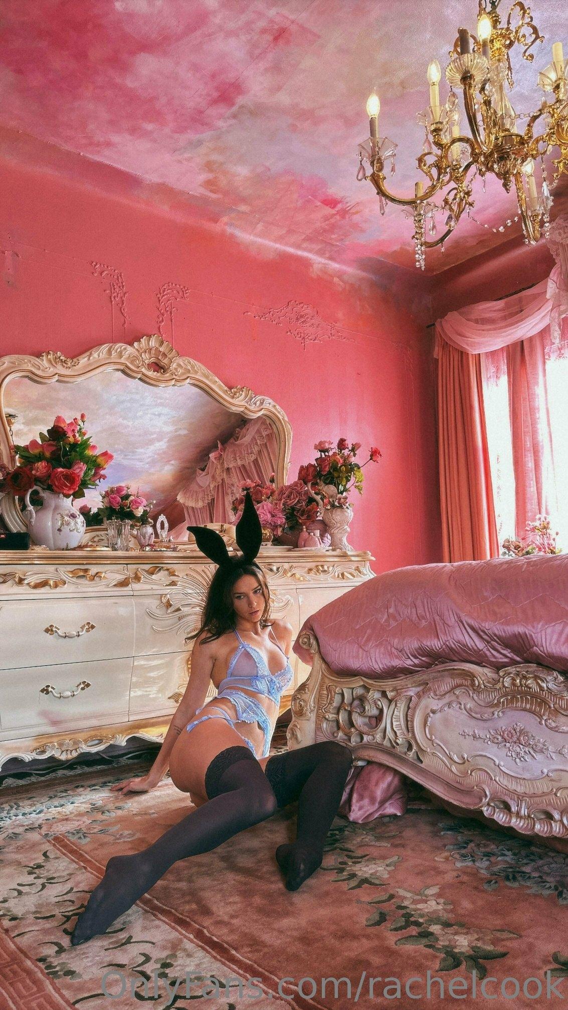 rachel cook nude bunny lingerie set leaked ydyhua influencers gonewild